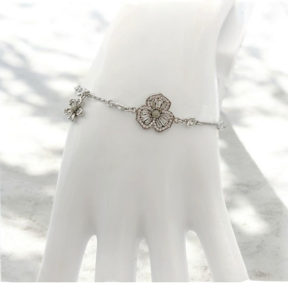 Kate Spade Fleurette Charm Bracelet in silver - Picture 2 of 5